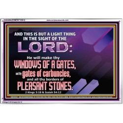 I WILL MAKE THY BORDERS OF PLEASANT STONES  Custom Modern Wall Art  GWAMAZEMENT10612  "32X24"