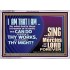 I AM THAT I AM GREAT AND MIGHTY GOD  Bible Verse for Home Acrylic Frame  GWAMAZEMENT10625  "32X24"