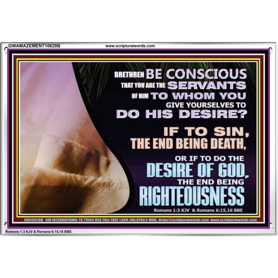 GIVE YOURSELF TO DO THE DESIRES OF GOD  Inspirational Bible Verses Acrylic Frame  GWAMAZEMENT10628B  