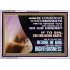 GIVE YOURSELF TO DO THE DESIRES OF GOD  Inspirational Bible Verses Acrylic Frame  GWAMAZEMENT10628B  "32X24"
