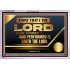 THE LORD HAVE SPOKEN IT AND PERFORMED IT  Inspirational Bible Verse Acrylic Frame  GWAMAZEMENT10629  "32X24"