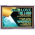 DO YOU LOVE THE LORD WITH ALL YOUR HEART AND SOUL. FEAR HIM  Bible Verse Wall Art  GWAMAZEMENT10632  "32X24"