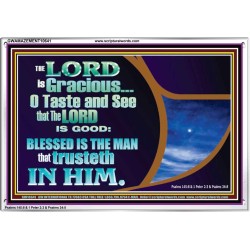BLESSED IS THE MAN THAT TRUSTETH IN THE LORD  Scripture Wall Art  GWAMAZEMENT10641  "32X24"