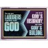 BE GOD'S HUSBANDRY AND GOD'S BUILDING  Large Scriptural Wall Art  GWAMAZEMENT10643  "32X24"