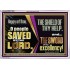 O PEOPLE SAVED BY THE LORD  Children Room Wall Acrylic Frame  GWAMAZEMENT10699  "32X24"