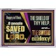 O PEOPLE SAVED BY THE LORD  Children Room Wall Acrylic Frame  GWAMAZEMENT10699  