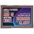 ABBA FATHER PLEASE GUIDE US WITH YOUR COUNSEL  Ultimate Inspirational Wall Art  Acrylic Frame  GWAMAZEMENT10701  "32X24"