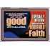 DO GOOD UNTO ALL MEN ESPECIALLY THE HOUSEHOLD OF FAITH  Church Acrylic Frame  GWAMAZEMENT10707  "32X24"