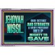 JEHOVAH NISSI A VERY PRESENT HELP  Sanctuary Wall Acrylic Frame  GWAMAZEMENT10709  