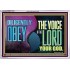 DILIGENTLY OBEY THE VOICE OF THE LORD OUR GOD  Bible Verse Art Prints  GWAMAZEMENT10724  "32X24"