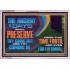 THE ANCIENT OF DAYS SHALL PRESERVE THY GOING OUT AND COMING  Scriptural Wall Art  GWAMAZEMENT10730  "32X24"