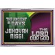 THE ANCIENT OF DAYS JEHOVAHNISSI THE LORD OUR GOD  Scriptural Décor  GWAMAZEMENT10731  