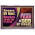 REVERE MY NAME AND REVERENTLY FEAR THE GOD OF ISRAEL  Scriptures Décor Wall Art  GWAMAZEMENT10734  "32X24"