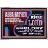 ABBA FATHER SHALL SCATTER ALL OUR ENEMIES AND WE SHALL REJOICE IN THE LORD  Bible Verses Acrylic Frame  GWAMAZEMENT10740  "32X24"