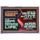 LABOUR NOT FOR THE MEAT WHICH PERISHETH  Bible Verse Acrylic Frame  GWAMAZEMENT10741  