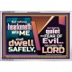 WHOSO HEARKENETH UNTO THE LORD SHALL DWELL SAFELY  Christian Artwork  GWAMAZEMENT10767  