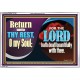 THE LORD HATH DEALT BOUNTIFULLY WITH THEE  Contemporary Christian Art Acrylic Frame  GWAMAZEMENT10792  