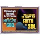 WHATSOEVER IS NOT OF FAITH IS SIN  Contemporary Christian Paintings Acrylic Frame  GWAMAZEMENT10793  