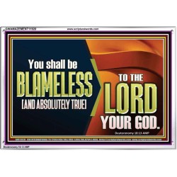 BE ABSOLUTELY TRUE TO THE LORD OUR GOD  Children Room Acrylic Frame  GWAMAZEMENT11920  "32X24"
