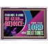 THE LORD WILL DO GREAT THINGS  Eternal Power Acrylic Frame  GWAMAZEMENT12031  "32X24"