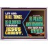 LET GOD IN ALL THINGS BE GLORIFIED THROUGH JESUS CHRIST  Christian Wall Décor  GWAMAZEMENT12070  "32X24"