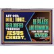 LET GOD IN ALL THINGS BE GLORIFIED THROUGH JESUS CHRIST  Christian Wall Décor  GWAMAZEMENT12070  