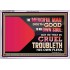 THE MERCIFUL MAN DOETH GOOD TO HIS OWN SOUL  Scriptural Wall Art  GWAMAZEMENT12096  "32X24"