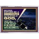 BELOVED RATHER BE A DOORKEEPER IN THE HOUSE OF GOD  Bible Verse Acrylic Frame  GWAMAZEMENT12105  