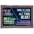 THE DAY OF THE LORD IS GREAT AND VERY TERRIBLE REPENT IMMEDIATELY  Custom Inspiration Scriptural Art Acrylic Frame  GWAMAZEMENT12145  "32X24"