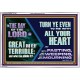 THE DAY OF THE LORD IS GREAT AND VERY TERRIBLE REPENT IMMEDIATELY  Custom Inspiration Scriptural Art Acrylic Frame  GWAMAZEMENT12145  