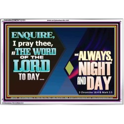 THE WORD OF THE LORD TO DAY  New Wall Décor  GWAMAZEMENT12151  "32X24"