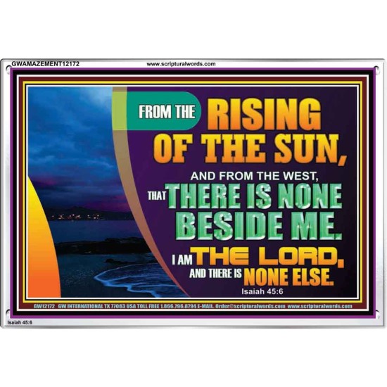 I AM THE LORD THERE IS NONE ELSE  Printable Bible Verses to Acrylic Frame  GWAMAZEMENT12172  