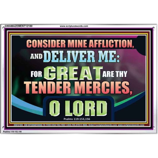 GREAT ARE THY TENDER MERCIES O LORD  Unique Scriptural Picture  GWAMAZEMENT12180  