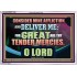 GREAT ARE THY TENDER MERCIES O LORD  Unique Scriptural Picture  GWAMAZEMENT12180  "32X24"