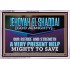 JEHOVAH EL SHADDAI MIGHTY TO SAVE  Unique Scriptural Acrylic Frame  GWAMAZEMENT12248  "32X24"