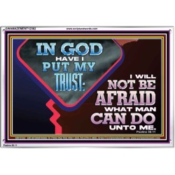 IN GOD I HAVE PUT MY TRUST  Ultimate Power Picture  GWAMAZEMENT12362  "32X24"