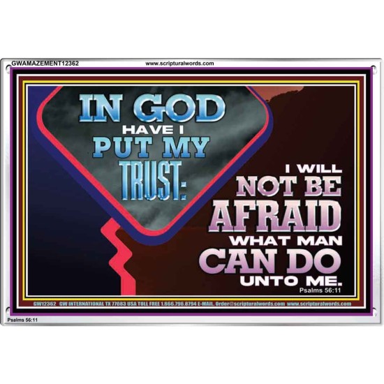 IN GOD I HAVE PUT MY TRUST  Ultimate Power Picture  GWAMAZEMENT12362  