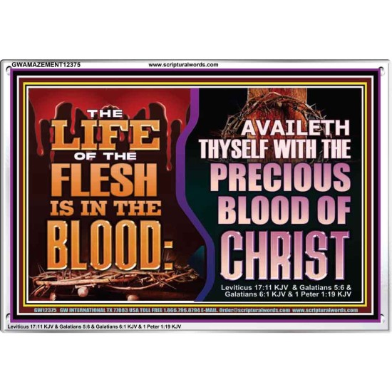 AVAILETH THYSELF WITH THE PRECIOUS BLOOD OF CHRIST  Children Room  GWAMAZEMENT12375  