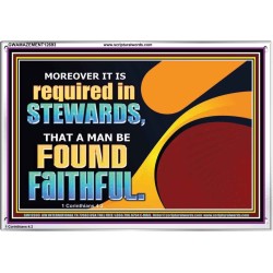 BE FOUND FAITHFUL  Scriptural Wall Art  GWAMAZEMENT12693  "32X24"