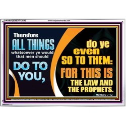 THE LAW AND THE PROPHETS  Scriptural Décor  GWAMAZEMENT12695  "32X24"