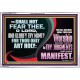 ALL NATIONS SHALL COME AND WORSHIP BEFORE THEE  Christian Acrylic Frame Art  GWAMAZEMENT12701  