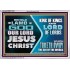 THE LAMB OF GOD OUR LORD JESUS CHRIST  Acrylic Frame Scripture   GWAMAZEMENT12706  "32X24"