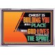 A PLACE WHERE GOD LIVES THROUGH THE SPIRIT  Contemporary Christian Art Acrylic Frame  GWAMAZEMENT12968  