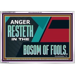 ANGER RESTETH IN THE BOSOM OF FOOLS  Scripture Art Prints  GWAMAZEMENT12973  