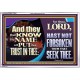 THEY THAT KNOW THY NAME WILL NOT BE FORSAKEN  Biblical Art Glass Acrylic Frame  GWAMAZEMENT12983  