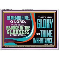 REJOICE IN GLADNESS  Bible Verses to Encourage Acrylic Frame  GWAMAZEMENT13125  "32X24"