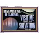 VISIT ME O LORD WITH THY SALVATION  Glass Acrylic Frame Scripture Art  GWAMAZEMENT13136  