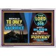 GOD SHALL BLESS THEE IN ALL THY WORKS  Ultimate Power Acrylic Frame  GWAMAZEMENT9551  