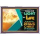 THE LIGHT OF LIFE OUR LORD JESUS CHRIST  Righteous Living Christian Acrylic Frame  GWAMAZEMENT9552  
