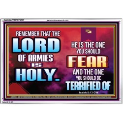 FEAR THE LORD WITH TREMBLING  Ultimate Power Acrylic Frame  GWAMAZEMENT9567  "32X24"